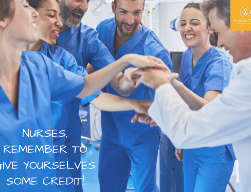 Nurses, Remember to Give Yourselves Some Credit